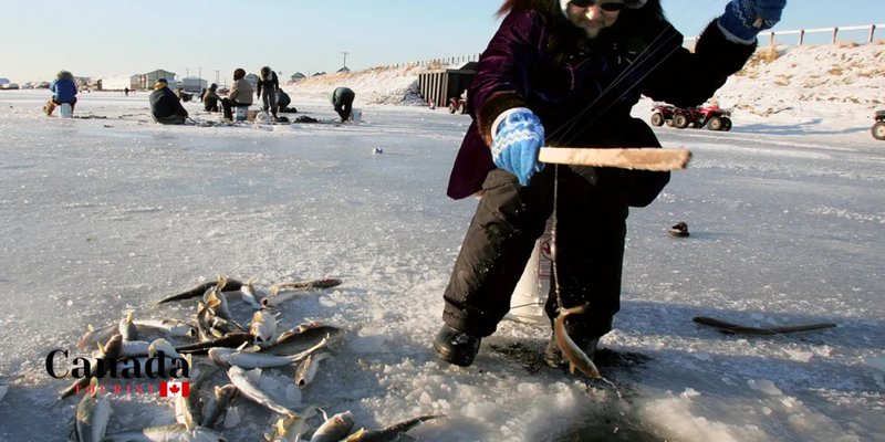 A look at ice fishing demo